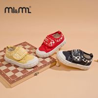 m1m2西班牙童鞋春秋季儿童宝宝鞋男女童透气幼儿园百搭软底帆布鞋