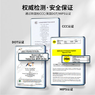 国标3C认证美国ILM摩托车头盔男女全盔四季防雾机车MIPS四季个性