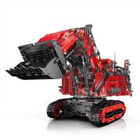 MOULD KING 宇星模王 17071 利勃海尔 R 9800 挖掘机【红色】