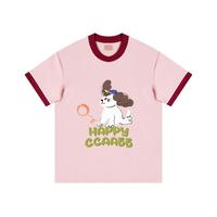 it ccaabb女装2024夏季经典百搭短款圆领短袖T恤女