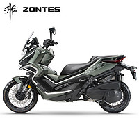 ZONTES 升仕 2024新款368G 高脚踏ADV踏板车（付款后45天内发货） 金石绿（高版）