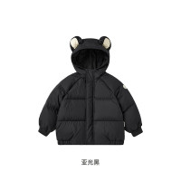 YeeHoO 英氏 儿童加厚羽绒服外套 亚光黑