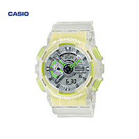 CASIO 卡西欧 海外旗舰店GA-110LS防水手表男士官网官方正品G-SHOCK