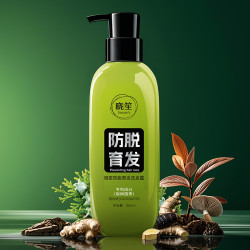 晓笙 防脱发洗发水侧柏叶育发旗舰店正品控油蓬松防断发洗发露男女固发
