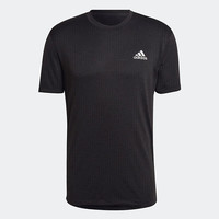 adidas HT9052 透气速干 黑色 A/L 运动T恤