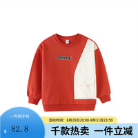 小猪班纳童装2024秋装新款儿童卫衣中大童男童长袖圆领针织衫上衣