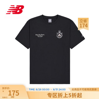  BALANCE【向心生活】NBT恤24男款夏季时尚圆领短袖 BK NEE25041 M