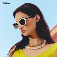 Fakeme 时尚质感墨镜太阳镜素颜光学镜女【XMMX】 quinoa-WST(珍珠白)