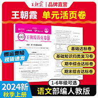 2024王朝霞试卷活页单元上册期末下册单本期末真题人教北师苏教版下册语文数学英语总复习期末冲刺100分单元试卷海淀实验班一至六年级 单元上册-语文（部人教版） 六年级