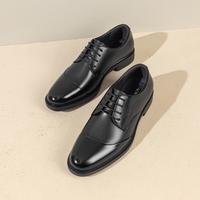 男士秋季款真皮商务正装男耐磨通勤休闲透气百搭时尚防滑皮鞋
