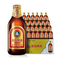 TSINGTAO 青岛啤酒 小棕金296ml*24瓶 组合装