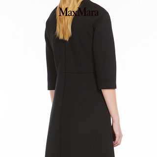 Max Mara 麦丝玛拉 女士中长款连衣裙 9626014306 黑色 XL