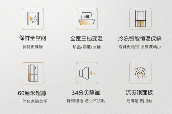 值选、北京消费券：Midea 美的 M60系列 MR-455WSPZE 对开门冰箱