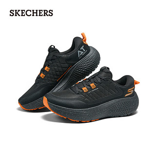 斯凯奇（Skechers）男女专业跑步鞋246087 黑色/橘色/BKOR 40