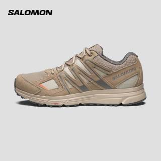 萨洛蒙（Salomon）男女款 城市户外舒适透气时尚休闲穿搭运动鞋 X-MISSION 4 SUEDE 米褐色 474378 3.5 (36)