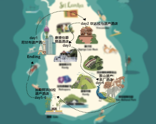 10月正式免签!国宝级酒店环岛连住,一口气打卡个遍!斯里兰卡6晚遗产酒店+茶园探秘酒店(送早晚餐+英式下午茶)