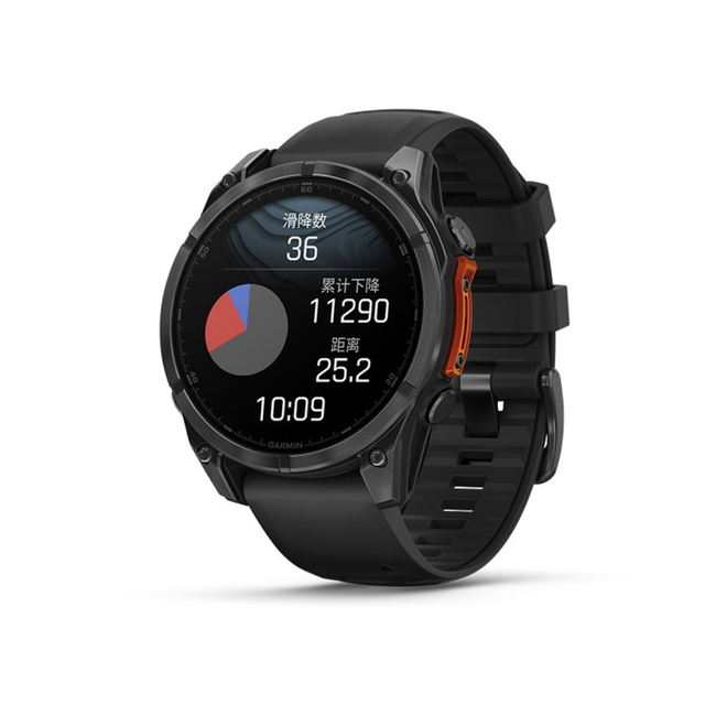 佳明 fenix 8 AMOLED全能户外运动手表 47mm 精英黑