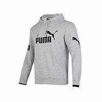 PUMA 彪马 纯色Logo印花运动休闲连帽套头卫衣