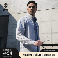 SANFO PLUS户外 男款冰雾皮肤风衣GENII SJM-21001 冰川灰 2XL