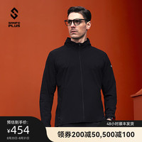 SANFO PLUS户外 男款冰雾皮肤风衣GENII SJM-21001 黑色 L