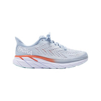 HOKA ONE ONEClifton 8 女士夏季跑步鞋缓震轻量运动鞋1119394 雾蓝色 38