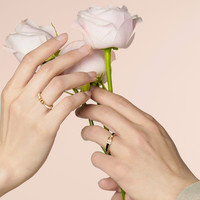 I Do&Co.I DO对戒开口小众款戒指设计男友 【心动时分礼盒】金色对戒（男16-18；女12-13.5））