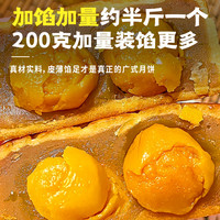 胖舅舅 中秋节广式双蛋黄莲蓉大月饼官方旗舰店豆沙老五仁椰蓉黑芝麻