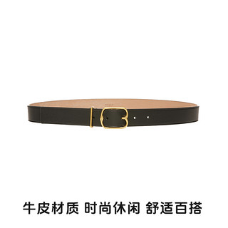 Bally/巴利 女士牛皮针扣式皮带腰带EMBLEM 30 奢侈品