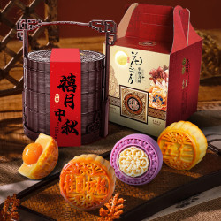 享食者 中秋节月饼礼盒  花之月两层（10饼10味）