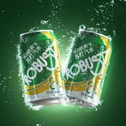 Robust 乐百氏 原味霸气苏打水 330ml*6罐