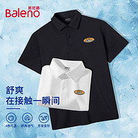 Baleno 班尼路 POLO衫男夏季青年美式复古休闲半截袖上衣翻领简约百搭男士t恤