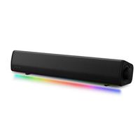 创新(Creative)Sound Blaster GS3 SUPERWIDE技术紧凑型RGB游戏条形音箱 24年 黑色