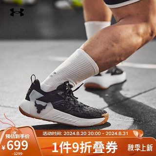 安德玛 UNDERARMOUR）Project Rock强森6男子运动训练鞋3026534 黑色001 43