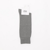 ZARA 男士柔软舒适撞色弹性中长筒男袜