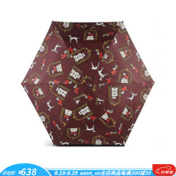 RADLEY LONDON 蕾德莉 Radley）奢侈品女包英国女士经典小狗印花LOGO雨伞奢侈品潮牌生日礼物1698 Dark Cry os
