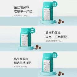 S.ENGINE 鹰集 咖啡豆454g浅中深度烘焙咖啡豆现磨精品美式浓缩手磨黑咖啡粉