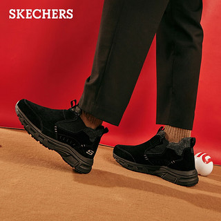 SKECHERS 斯凯奇 Oak Canyon 男子休闲运动鞋 237283C/BBK 黑色 39.5