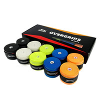 史莱辛格（Slazenger） 吸汗带网球羽毛球拍手胶磨砂亮面粘性手胶鱼竿握把胶手柄缠绕带 10条装整盒/粘性