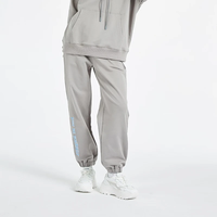 KAWASAKI卫衣男款秋冬套头拉链时尚百搭刺绣立领运动上衣 卫裤-灰色 L