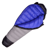 黑岩(BlackCrag) D系列 木乃伊睡袋 超轻羽绒睡袋 户外成人睡袋 拼接 D1000克充绒量 左开