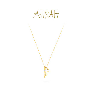 AHKAH chandelier sway系列 AK2059010100 流苏18K黄金钻石项链 0.24克拉 42cm