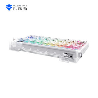 MACHENIKE 机械师 KT84 84键 三模机械键盘 探索白 北极黄轴 RGB