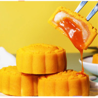 unclecake 糕叔 奶黄流心月饼 400g*1盒(9枚)