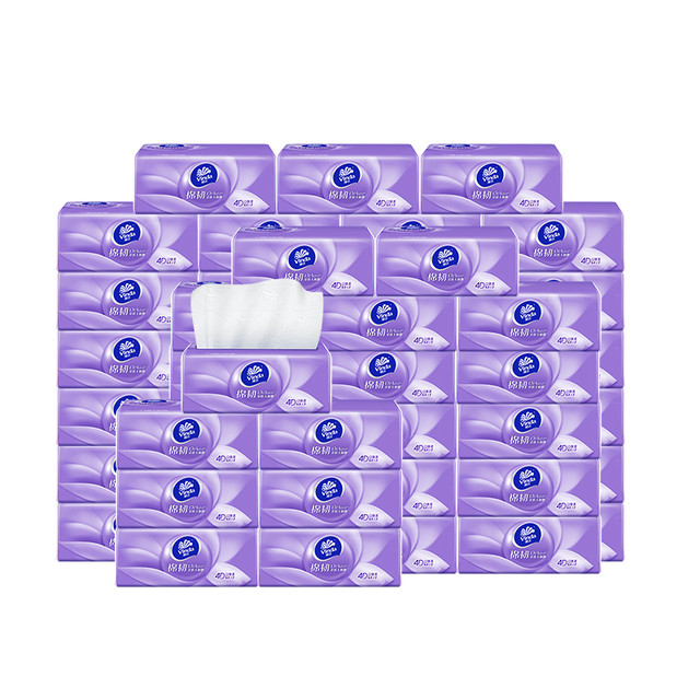 维达 棉韧系列s码3层 90抽*80包