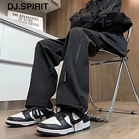 DJ.SPIRIT 冲锋裤男士夏季2024新款冰丝速干宽松直筒运动工装休闲长裤子春秋