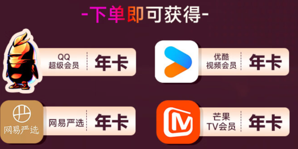 QQ 超级会员SVIP年卡 买1得4