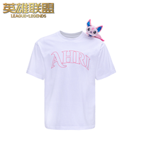 LEAGUE OF LEGENDS英雄联盟LOL 星之守护者系列阿狸毛绒款T恤 游戏周边 阿狸 毛绒款短袖 XL