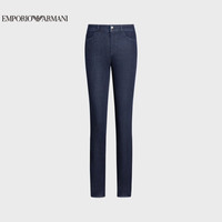 阿玛尼EMPORIO ARMANI24秋季EA女装修身小脚百搭牛仔裤