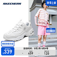 SKECHERS 斯凯奇 D'Lites 女子休闲运动鞋 11931/WSL 白色/银色 37