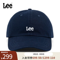 李 Lee商场同款24早秋新品刺绣Logo男女同款棒球帽休闲LUA008838204 F
